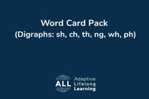 Products: Word Card Pack (Digraphs)