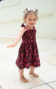 Mama Mini: Aella Dress - MINI - Raspberry Ripple