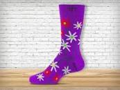 Accessories: WOMENS MERINO SOCK DAISY