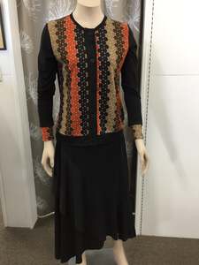 LAYERED SCOOPED SKIRT