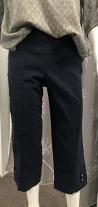 Vivid: Wide leg bengaline 3/4 pant