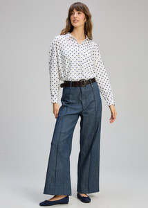Womens Wear: SPOTTY SHIRT ESNTI