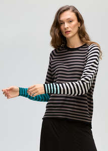 Womens Wear: RETRO BANDS CREW