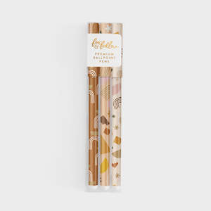 Stationery: Boho Shapes Ballpoint Pen Pack