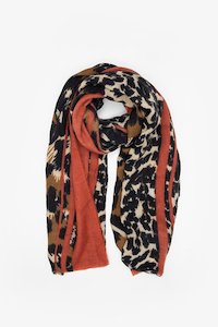 Scarves 1: Snug Rust Safari Scarf