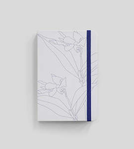 Father Rabbit Hardcover Notebook - Blue Jasmine