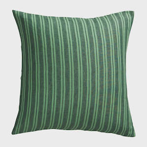 Table Linen: Nadine Linen Euro Pillowcase Set - Forest