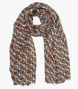 Scarves 1: Floral Gridlock Scarf