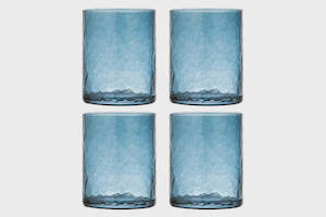 Mugs Cups Glassware Bar: Flynn Glass Tumbler 4pk - Blue