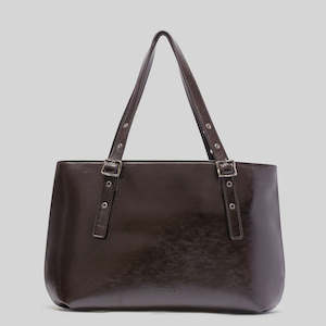Handbags And Wallets: Everyday East-West Tote - Burnt Coffee
