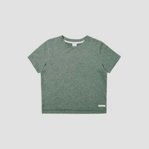 Kids: COVE ESSENTIAL TEE || HEATHERED GREEN