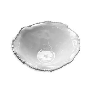 Melamine Pearl Bowl 36cm - White