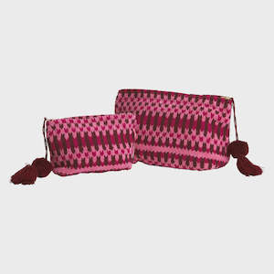 Clothing 1: Arlette Terry Pouch - Cosmo Pink