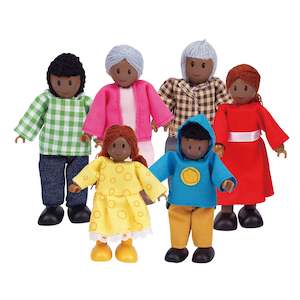 Wooden Toys Puzzles Games: Happy Family - African American