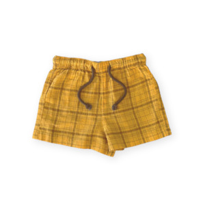 Girls Leggings Pants: Plaid Shorts