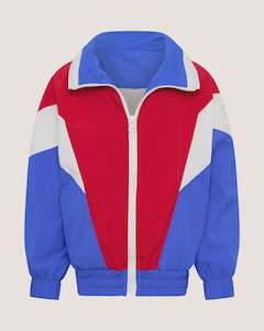 Boys Jumpers Hoodies Cardigans: Segment Blue and Red Jacket