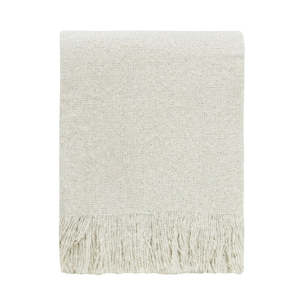 Cosy Throw - Bone White