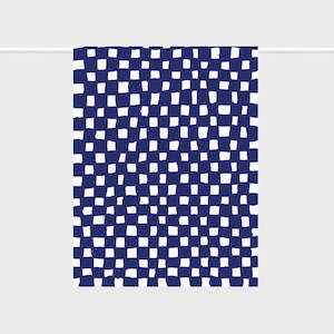 Lettuce | Tea Towel | Hand-drawn Checkers