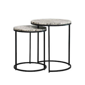 Monaco Nesting Side Table Set - Alaska