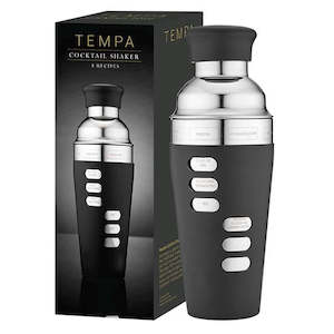 Barware Accs: Recipe Cocktail Shaker - Black