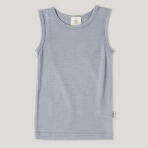 Merino Singlet - Periwinkle