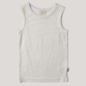Sale Kids: Merino Singlet - Cream