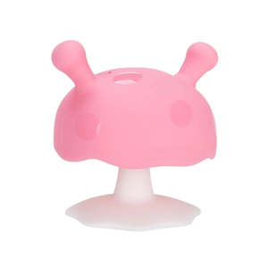 Mushroom Teether - Pink