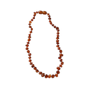 Teethers: Amber Necklace - Cognac
