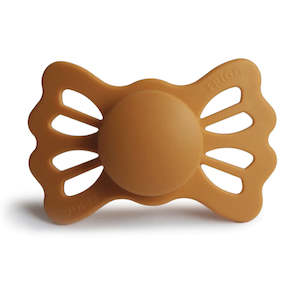 Symmetrical Lucky Silicone Pacifier - Honey Gold