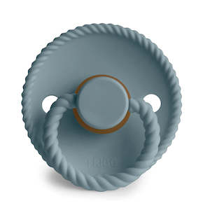 Pacifiers: Rope Latex Pacifier - Stone Blue