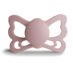 Anatomical Butterly Silicone Pacifier - Blush