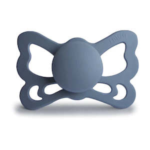 Pacifiers: Anatomical Butterfly Silicone Pacifier - Slate