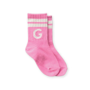 Socks 2: Stripe Logo Socks - Candy