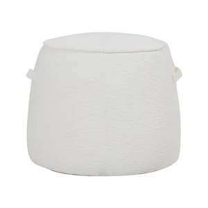 Capri Pouf / Stool - Ivory