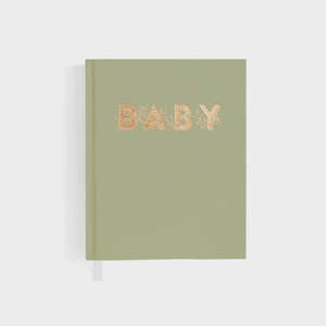 Mini Baby Book Sage