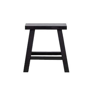 Parq Rectangle Stool - Black