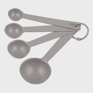Essentials Set of 4 Measuring Spoons - Stone