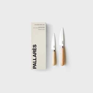 Cutlery: Pallares Kitchen Knife Set Carbon - 8cm & 11cm