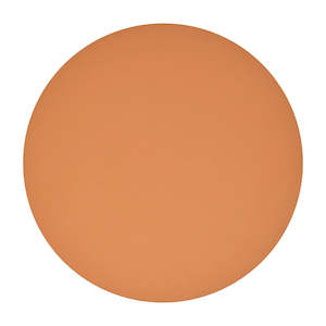 Placemats: Recycled Leather Placemat Round - Tan