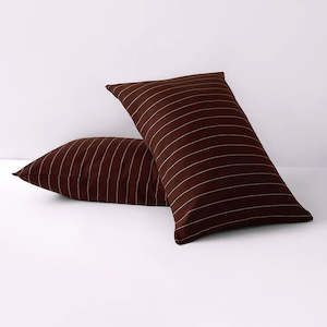 Pillowcase Pair - Mahogany