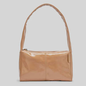 Luca Shoulder Bag - MILK TEA GLOSSY CRINKLE