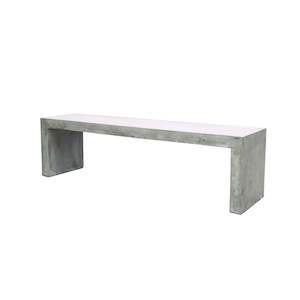 Palma Outdoor Long Bench - Grey