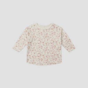 LONG SLEEVE TEE || FRENCH GARDEN - IVORY