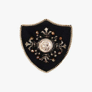 Brooches: Black Shield Brooch