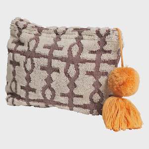Make Up Bags: Amata Terry Pouch - Clove