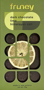Food And Drink: Dark chocolate, Lime & Himalayan salt 75g