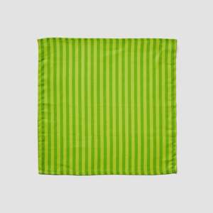 Pinstripe Lime Linen Napkins - Set of 4