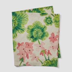 Geranium Multi Linen Tablecloth