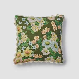 Cushions Covers: Buttercup Olive Linen Cushion Cover