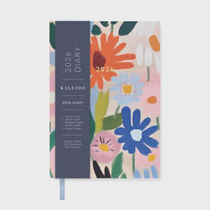 Journals Diaries: Kaleido A6 Diary- Gouache Floral